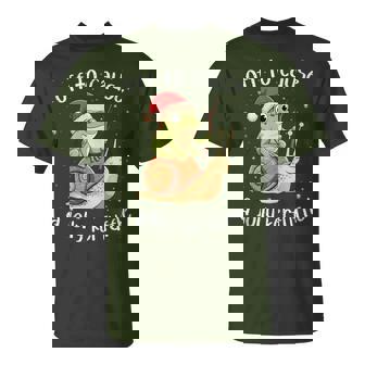 Off To Cause A Jolly Kerfuffle – Xmas Frog T-Shirt - Thegiftio