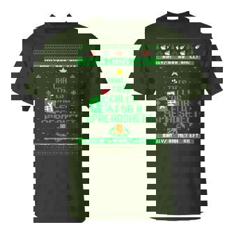 Oh This Calls For A Spreadsheet Christmas Excel Ugly Sweater T-Shirt - Thegiftio