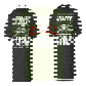 Optometrist Santa Claus Christmas Ophthalmic Techs T-Shirt - Monsterry