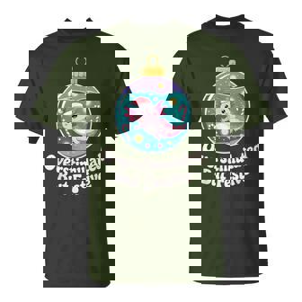 Overstimulated But Festive Axolotl Christmas T-Shirt - Thegiftio