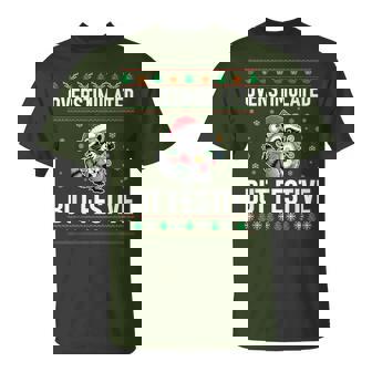 Overstimulated But Festive Christmas Raccoon T-Shirt | Mazezy