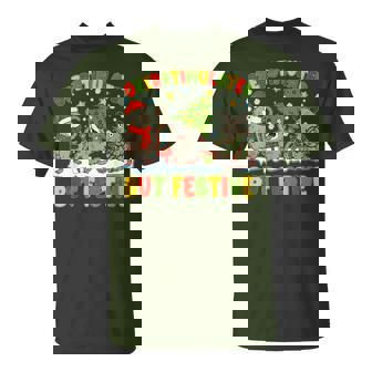 Overstimulated But Festive Opossum Ugly Sweater Christmas T-Shirt - Thegiftio