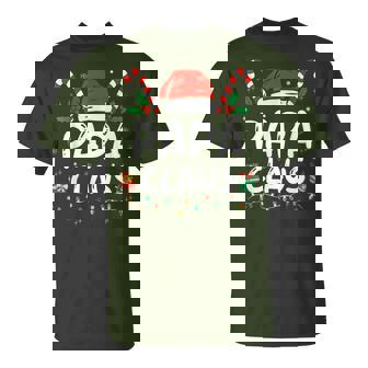 Papa Claus Xmas Santa Matching Family Christmas Pajamas T-Shirt | Seseable CA