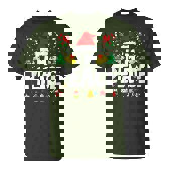 I Come In Peace I'm Peace Couple Matching Christmas T-Shirt - Monsterry