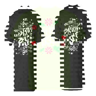 Peppermint Posse Christmas Holiday Candy Crew T-Shirt - Thegiftio