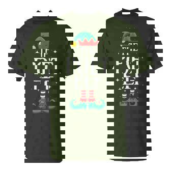 Poet Elf Job Title Christmas Matching Xmas Outfit T-Shirt - Monsterry