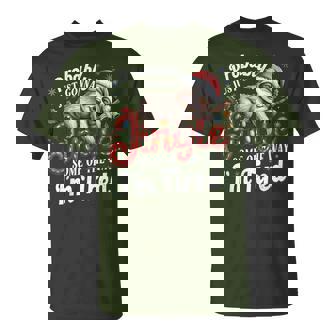 Probably Just Gonna Jingle Sloth Christmas Santa Hat T-Shirt | Mazezy