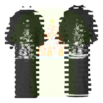 Rabbit Christmas Tree Holiday Bunny T-Shirt - Thegiftio