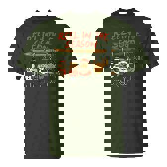 Reel In The Season Fishmas Santa Fishing Fisherman Christmas T-Shirt | Seseable FR