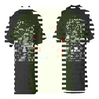 Retro Tis The Season Christmas Cute Santa Holiday Xmas T-Shirt - Monsterry