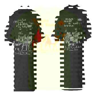 Retro Tonight We Christian Ride Christmas Christian Quote T-Shirt | Mazezy