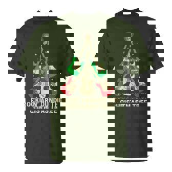 Rocking Around The Christmas Electric Guitar Tree Music T-Shirt - Monsterry