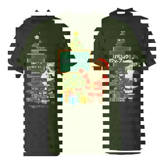 Santa 67 Math Teacher Christmas Meme School Costumes T-Shirt | Seseable CA