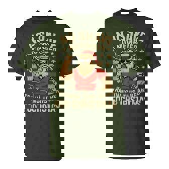 Santa Beard Gains No Shave November Christmas T-Shirt | Mazezy