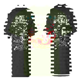 Santa Panda Bear Cute Panda Animal Lover Christmas Panda T-Shirt | Seseable UK