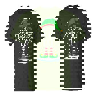 Santa's Favorite Elf Christmas Family Matching Xmas T-Shirt - Thegiftio