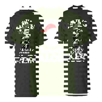 Santa's Favorite Falcon Back To School Christmas T-Shirt | Seseable CA