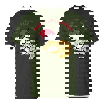 Santa’S Little Napper Cute Christmas Cat T-Shirt | Mazezy