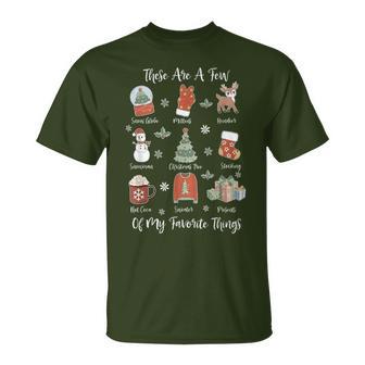 These Are A Few Of My Favorite Things Christmas Nutcracker T-Shirt - Thegiftio UK