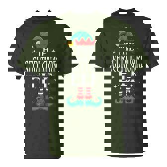 Security Guard Elf Job Title Christmas Matching Xmas T-Shirt - Monsterry