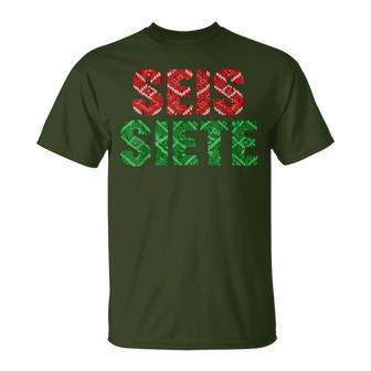Seis Siete Six Seven Christmas 67 Meme T-Shirt - Thegiftio UK
