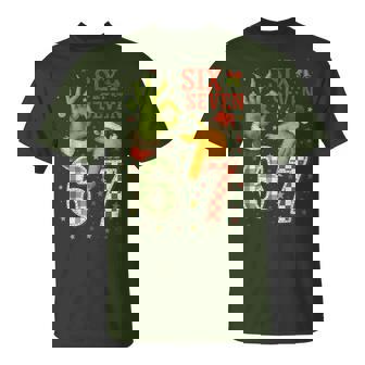 Six Seven 6 7 Meme Christmas Matching Santa Saying Six Seven T-Shirt | Mazezy