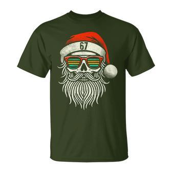 Skull Santa Christmas Meme Six Seven Xmas Skeleton T-Shirt - Thegiftio UK