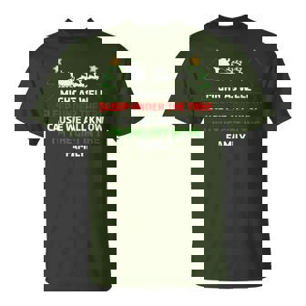 Might As Well Sleep Under The Tree Christmas Pajamas T-Shirt | Seseable FR