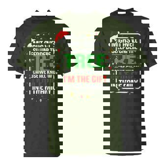 Might As Well Sleep Under The Tree Christmas Pajamas T-Shirt - Thegiftio