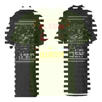 Sleigh Queen Gay Christmas Gay Xmas Lgbtq Ugly T-Shirt | Seseable FR