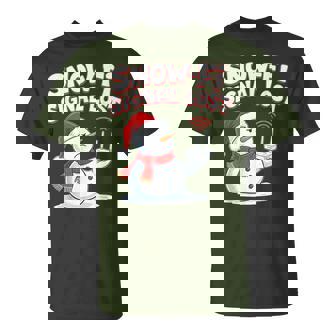 Snow-Fi Signal Lost Cute Christmas Snowman Xmas Pun T-Shirt | Mazezy