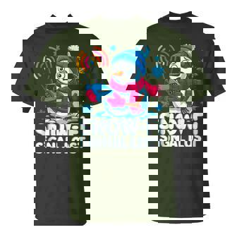 Snow Fi Signal Lost Snowman Christmas T-Shirt - Thegiftio