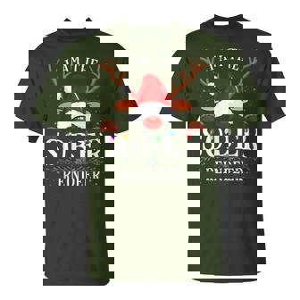 I Am The Sober Reindeer Christmas Family T-Shirt - Thegiftio