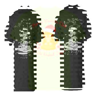 Spooky Biscuits Club Cat Christmas Baking Baker Joy T-Shirt - Monsterry