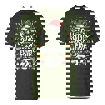 Students Saying 6-7 Six Seven Teacher Christmas Humor T-Shirt | Mazezy