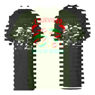 I Survived 67 Days Of School Ice Cream Christmas T-Shirt | Mazezy