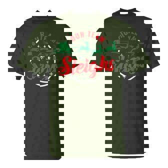 Our Team Sleighs Christmas Family Pajama Xmas Holiday Womens T-Shirt - Thegiftio