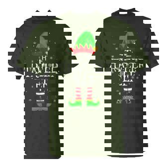 Traveler Elf Christmas Family Matching Elf Squad Xmas Pajama T-Shirt - Thegiftio