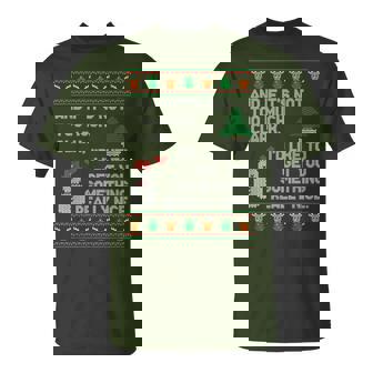 Ugly Christmas Sweater Winter Vacation Christmas Tree T-Shirt - Thegiftio