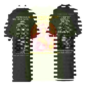 Vintage Merry Winter Solstice We Witch You Yule Christmas T-Shirt - Seseable