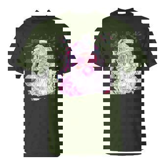 Vintage Santa Christmas Blowing Bubble Gum Girly Fireworks T-Shirt - Monsterry