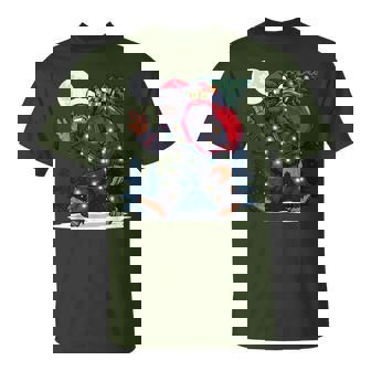 Xmas Sasquatch Christmas Adventure Holiday Tree Lights Fun T-Shirt - Thegiftio