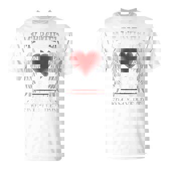 バックプリント My Guardian Angel Brotherメモリアル Tシャツ - Kawaiitshirt