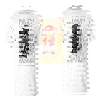 3月30日 誕生日 男性 女性 1996年 素晴らしいテディベア Tシャツ - Kawaiitshirt