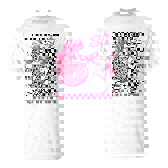 67 Leopard Checkered Six Seven Meme 6-7 Teachers T-Shirt - Monsterry