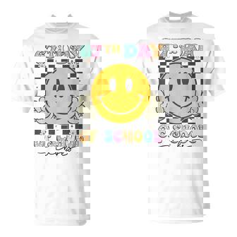 67Th Day Of School Vibes Groovy 67 Meme Teacher T-Shirt | Seseable FR