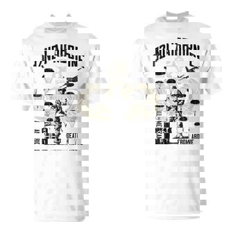 82Nd Airborne Division Paratrooper Veteran Death From Above T-Shirt - Monsterry