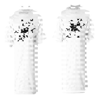 90s Y2K Starry Cat Aesthetic Girls Grunge Streetwear T-Shirt | Mazezy