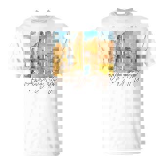 Abruzzo Italy Traveling Trip Brushstroke Souvenir Vacation T-Shirt | Mazezy