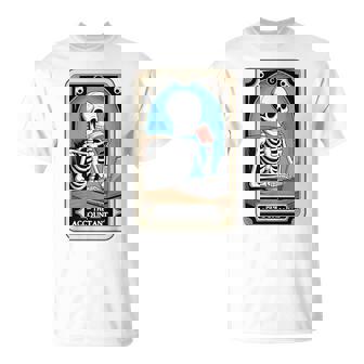 The Accountant Tarot Card Skeleton Accounting CPA Bookkeeper T-Shirt | Mazezy